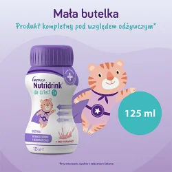 #4 – Nutridrink dla dzieci smak truskawkowy, 4 x 125 ml