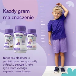 #5 – Nutridrink dla dzieci smak truskawkowy, 4 x 125 ml