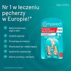 Miniaturka artykułu - #1 Compeed Plastry na pęcherze mix, 5 szt.