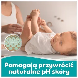#3 – Pampers Aqua 99% Water Chusteczki nawilżane dla dzieci, 20 x 60 szt.