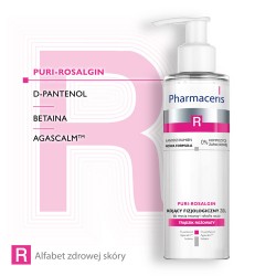 Zdjęcie produktu - #1 PHARMACERIS R Puri-Rosalgin Kojący żel do mycia twarzy, 190ml