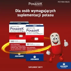 #2 – POTAZEK + chlorek potasu, 100 kapsułek