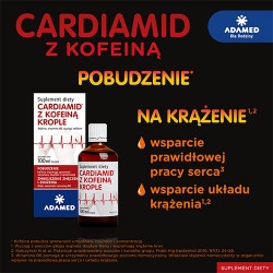 Zdjęcie produktu - #1 CARDIAMID Z KOFEINĄ krople, 100 ml