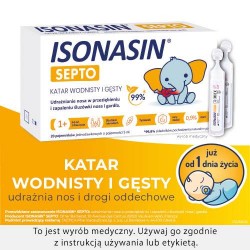 Zdjęcie produktu - #0 ISONASIN SEPTO Krople do nosa, 20 ampułek