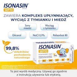 Zdjęcie produktu - #2 ISONASIN SEPTO Krople do nosa, 20 ampułek