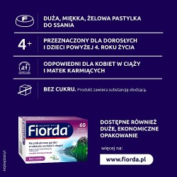 Zdjęcie produktu - #4 Fiorda o smaku czarnej porzeczki, 30 pastylek