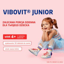 Zdjęcie produktu - #3 VIBOVIT JUNIOR Witaminy+Żelazo, 30 tabl.