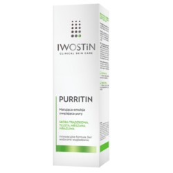 Zdjęcie produktu - #0 Iwostin Purritin Matująca emulsja zwężająca pory, 40 ml
