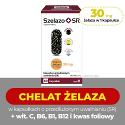 Miniaturka artykułu - #0 Szelazo+ SR, 60 kaps. - wysoka zawartość żelaza