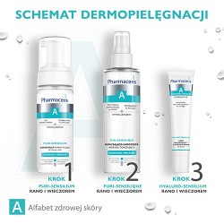 Zdjęcie produktu - #3 Pharmaceris A PURI-SENSILIUM Łagodząca pianka myjąca do twarzy i oczu, 150 ml