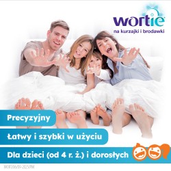 Zdjęcie produktu - #4 WORTIE Preparat do usuwania brodawek i kurzajek, 50 ml - usuwa brodawki w 10-14 dni