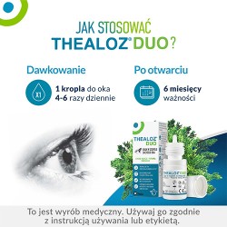 Zdjęcie produktu - #5 Thealoz Duo 3% Krople do oczu, 10 ml - krople na zesp&oacute;ł suchego oka