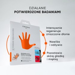 Zdjęcie produktu - #1 L'BIOTICA Maska na dłonie regenerująca w postaci rękawiczek - 26 g