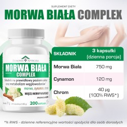 Zdjęcie produktu - #3 Domowa Apteczka Morwa Biała Complex, 200 kaps.