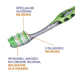 Miniaturka artykułu - #0 ELGYDIUM INTER-ACTIVE średnia (Medium) Szczoteczka do zęb&oacute;w - 1 szt.