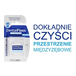 #2 – ELGYDIUM CLINIC DentalFloss - nić dentystyczna pęczniejącą, 25m