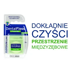 #3 – ELGYDIUM CLINIC Dental Floss Nić dentystyczna z fluorem miętowa, 35m