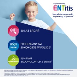 Zdjęcie produktu - #1 ENTitis do ssania truskawkowy - 30 pastylek 