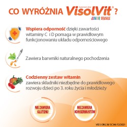 Zdjęcie produktu - #1 VISOLVIT ORANGE Junior - 30 saszetek