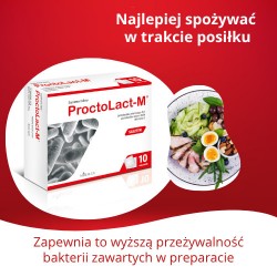 Zdjęcie produktu - #4 ProctoLact-M doustny probiotyk proktologiczny, 10 sasz.