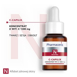 Zdjęcie produktu - #0 Pharmaceris N C-CAPILIX Koncentrat z witaminą C 1200 mg, 30 ml