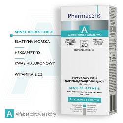 Zdjęcie produktu - #1 Pharmaceris A SENSI-RELASTINE-E Peptydowy krem napinająco-ujędrniający SPF20, 50 ml
