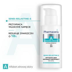 Zdjęcie produktu - #2 Pharmaceris A SENSI-RELASTINE-E Peptydowy krem napinająco-ujędrniający SPF20, 50 ml