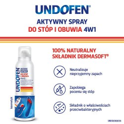Zdjęcie produktu - #1 Undofen Aktywny Spray do st&oacute;p i obuwia 4w1, 150 ml