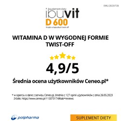 Zdjęcie produktu - #5 Ibuvit D 600 Krople w kapsułkach twist-off 600j.m. - 30 kapsułek 