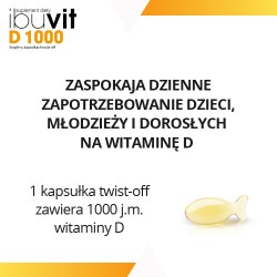 Zdjęcie produktu - #0 Ibuvit D 1000 Krople w kapsułkach twist-off - 30 kapsułek