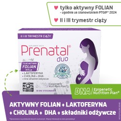 Zdjęcie produktu - #0 Prenatal DUO, 60 kaps. żelatynowych + 30 kaps. twardych - suplement diety dla kobiet w ciąży