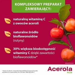 Zdjęcie produktu - #1 Acerola Plus do ssania, 60 tabletek
