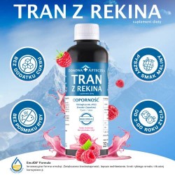 Zdjęcie produktu - #2 DOMOWA APTECZKA Tran z rekina o smaku malinowym, 250ml