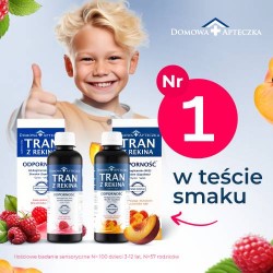 Zdjęcie produktu - #4 DOMOWA APTECZKA Tran z rekina o smaku malinowym, 250ml