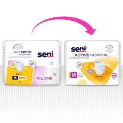 Zdjęcie produktu - #0 SENI ACTIVE Normal M, 10szt. - Elastyczne majtki chłonne
