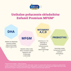 Zdjęcie produktu - #1 Enfamil Premium MFGM 2 Mleko następne powyżej 6. miesiąca życia, 1200 g