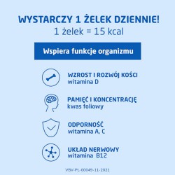 Zdjęcie produktu - #0 Vibovit Dino żelki, 50 sztuk