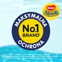 Zdjęcie produktu - #4 Pieluchy do pływania HUGGIES Little Swimmers 3-4  7kg-15kg - 12 sztuk (25537)