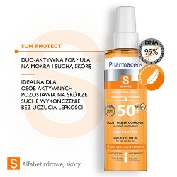 Zdjęcie produktu - #2 PHARMACERIS S SUN PROTECT Suchy olejek ochronny do ciała SPF50+ - 200 ml