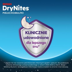 #2 – HUGGIES DRYNITES BOYS 4-7 LAT (17-30kg) pieluchomajtki, 10 szt.