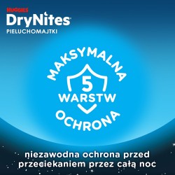 #3 – HUGGIES DRYNITES BOYS 4-7 LAT (17-30kg) pieluchomajtki, 10 szt.