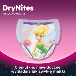 Zdjęcie produktu - #1 HUGGIES DRYNITES GIRLS 4-7 LAT (13-30kg) pieluchomajtki, 10 szt.