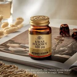#4 – SOLGAR Kwas foliowy 400 mcg - 100 tabletek