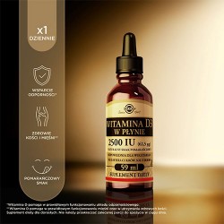 #2 – SOLGAR Witamina D3 2500 IU, 59 ml