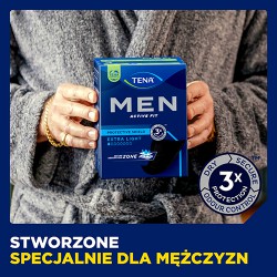 Zdjęcie produktu - #3 TENA MEN Extra Light Wkładki anatomiczne, 14 szt. - wkładki na nietrzymanie moczu dla mężczyzn