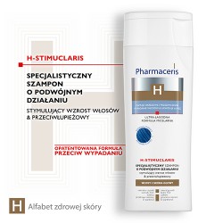 Zdjęcie produktu - #0 Pharmaceris H H-STIMUCLARIS Szampon stymulujący wzrost włos&oacute;w & przeciwłupieżowy, 250 ml