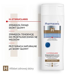 Zdjęcie produktu - #3 Pharmaceris H H-STIMUCLARIS Szampon stymulujący wzrost włos&oacute;w & przeciwłupieżowy, 250 ml