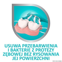 Zdjęcie produktu - #1 COREGA Szczoteczka 2w1 do mycia protez i zęb&oacute;w, 1szt.