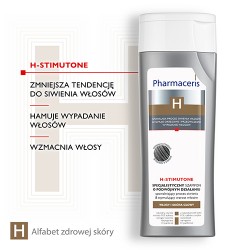Zdjęcie produktu - #2 Pharmaceris H H-STIMUTONE Szampon spowalniający proces siwienia & stymulujący wzrost włos&oacute;w, 250 ml