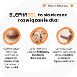 Zdjęcie produktu - #3 BLEPHASOL Płyn micelarny do codziennej higieny i demakijażu powiek i rzęs, 100 ml